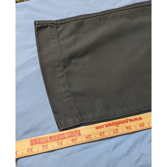 Haggar Renew Chino Straight Fit Pants 40W X 32L Dark Gray Cotton Blend NWT - Picture 11 of 12